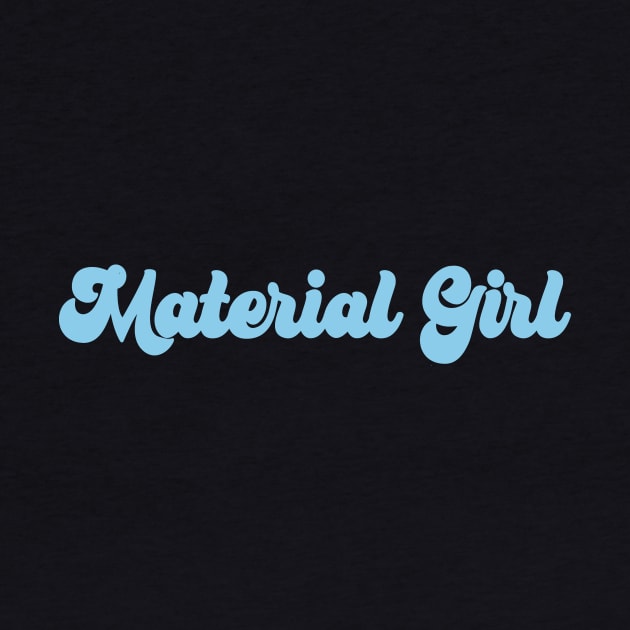 Material Girl, blue by Perezzzoso